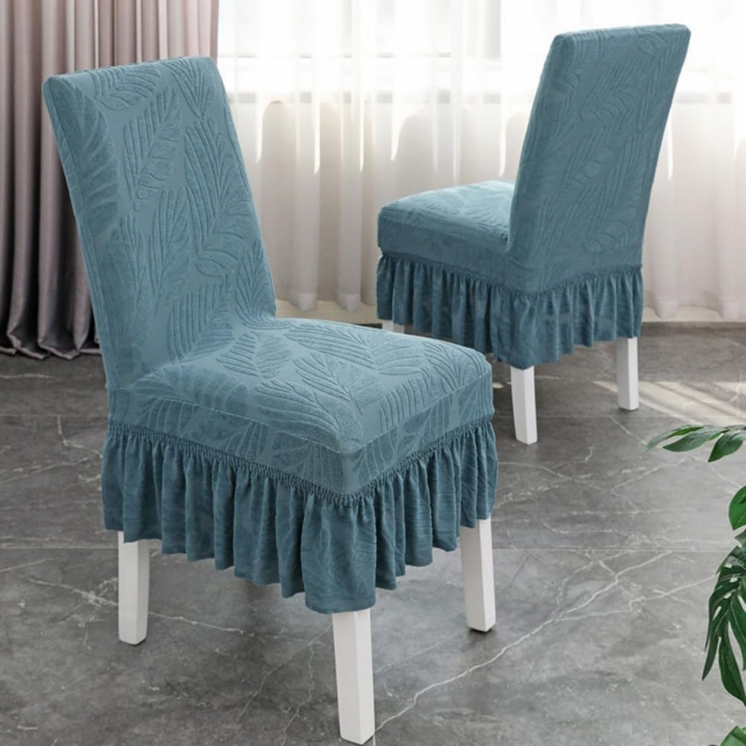 Arredo per soggiorno blu rivestimento in velluto
