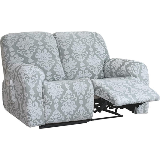 Divano confortevole Copripoltrona Elastico Relax Posti, Jacquard grigio chiaro