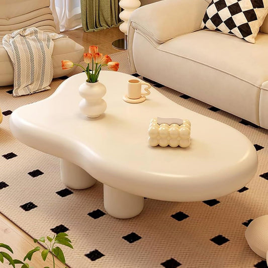 Tavolino da salotto in MDF bianco