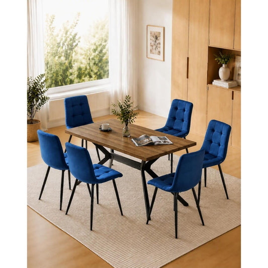 Arredo per soggiorno regolabile struttura in metallo blu