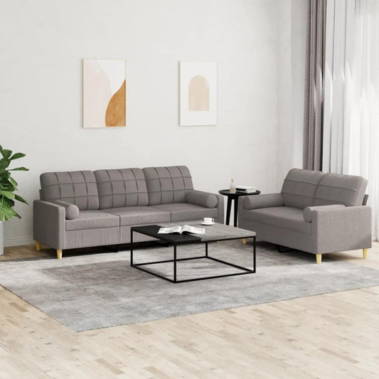 Divano confortevole nero con braccioli rivestimento in tessuto