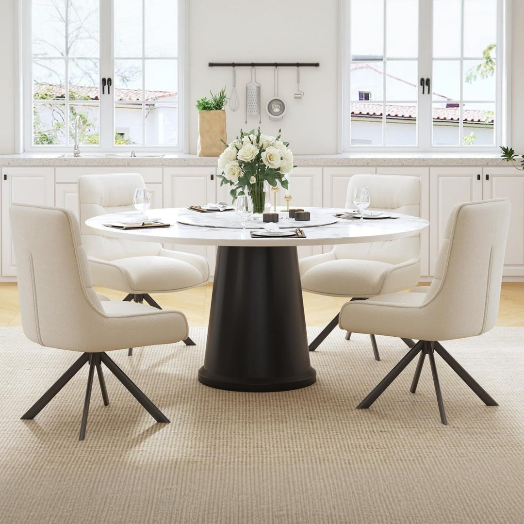 Arredo per soggiorno beige regolabile struttura in metallo